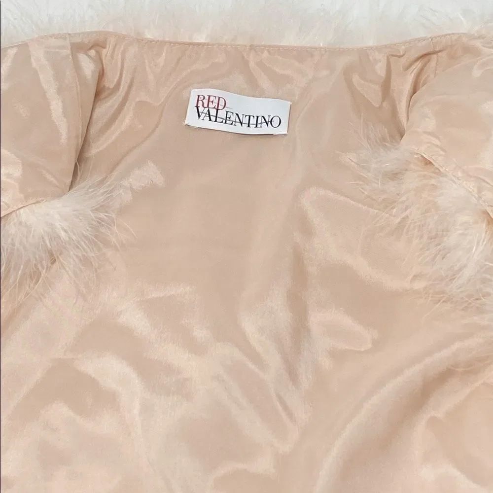 Red Valentino cropped feather vest size 40 - Picture 8 of 11